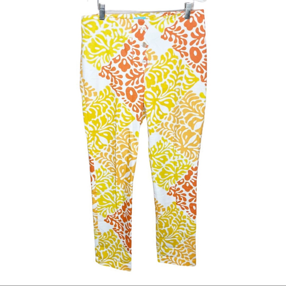 J. Mclaughlin Multicolor Patterned 3 Button Pants… - image 2
